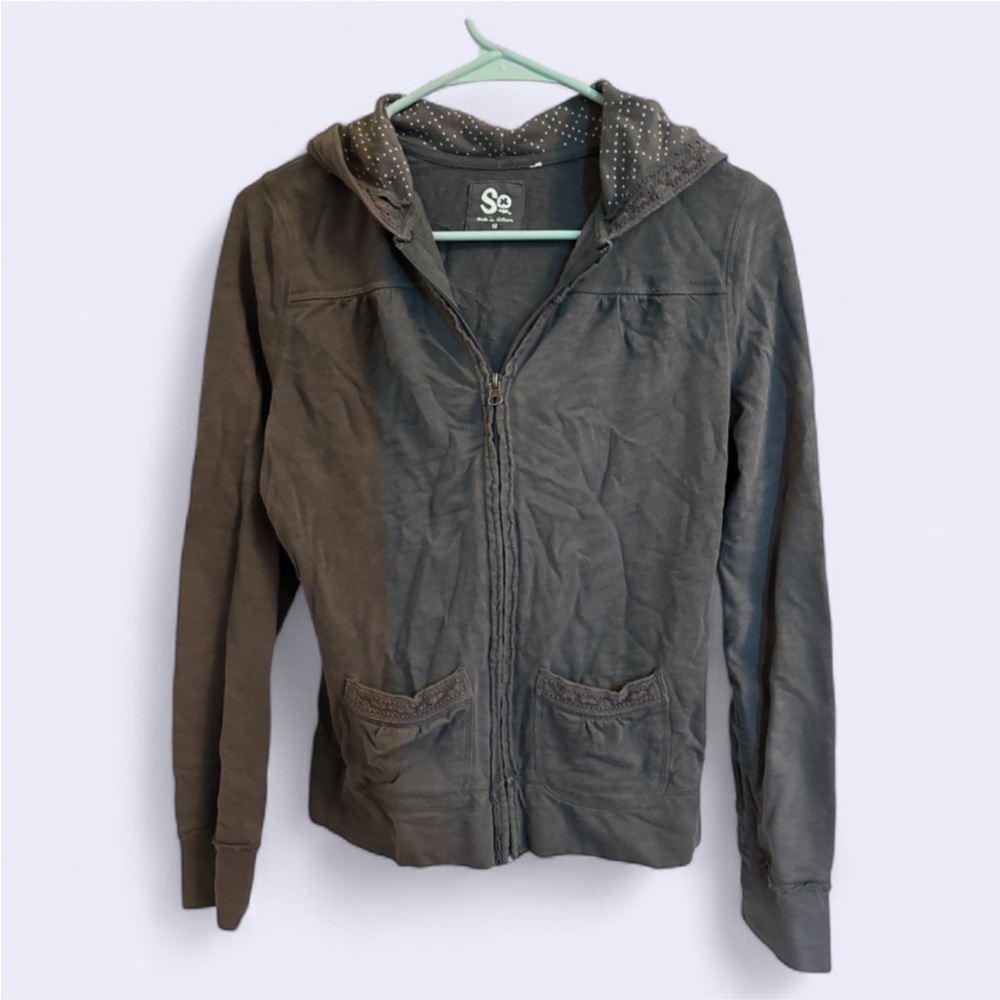 Y2K SO grey hoodie